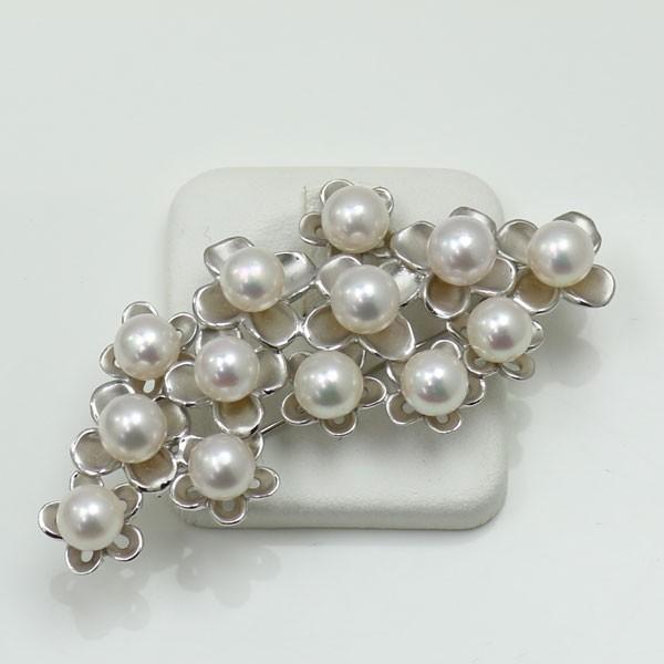 入学式用に‼️限定品‼️あこや真珠ブローチ⭐︎新品⭐︎ピンク・ゴールデン・ブルーのパール Amazon | 真珠 パール ブローチ あこや真珠 パールブローチ 7mm-7.5mm