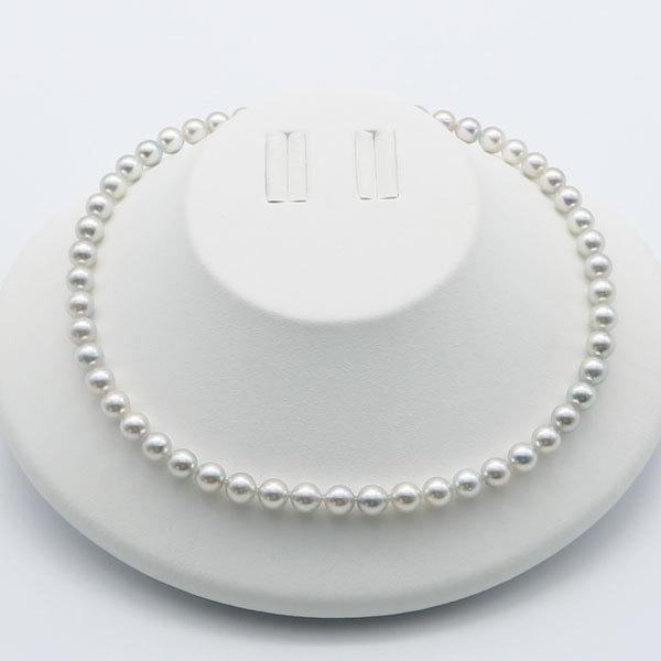 真珠 パール ネックレス あこや真珠 パールネックレス 7 5mm 8mm ナチュラル グレーパール グレーカラー シルバー アコヤ本真珠 冠婚葬祭 葬儀 葬式 法事 149 149 真珠パール専門店 アリエルパール 通販 Yahoo ショッピング