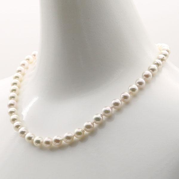 真珠 パール ネックレス あこや真珠 パールネックレス 8mm-8.5mm