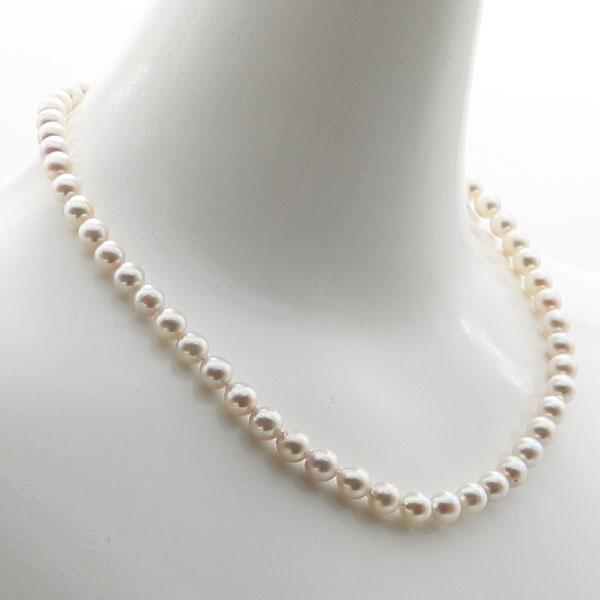 真珠 パール ネックレス あこや真珠 パールネックレス 7mm-7.5mm