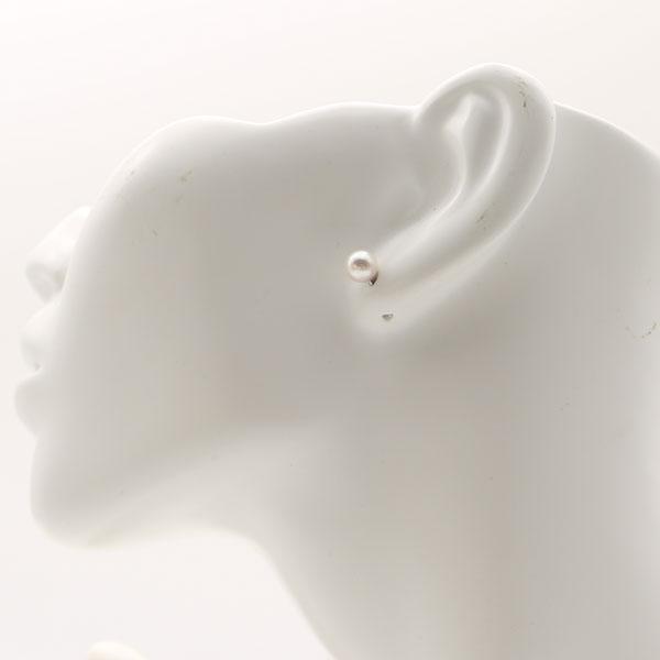 真珠 パール ピアス あこや真珠 アコヤ本真珠 7mm-7.5mm