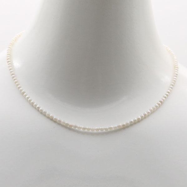 あこや真珠のベビーパールネックレス　短め37センチ 真珠 ネックレス あこや真珠 akoya K18 ベビーパール pearl 4