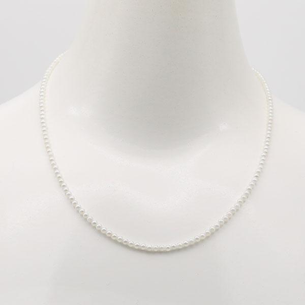 真珠 ネックレス あこや真珠 パールネックレス 2.5mm-3mm ベビーパール