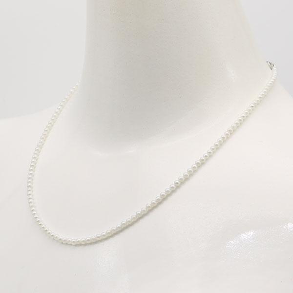 真珠 ネックレス あこや真珠 パールネックレス 2.5mm-3mm ベビーパール