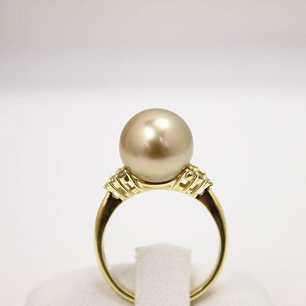京美堂 大阪 東京 一粒 真珠 指輪 リング ケース付き 箱あり パール