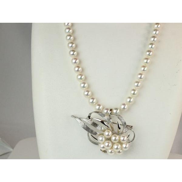 真珠パールブローチ アコヤ真珠10pcsシルバーパールブローチペンダント