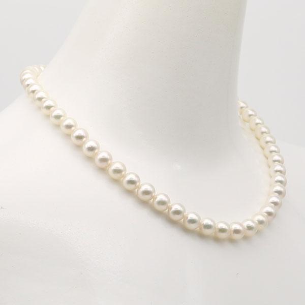 ✨鑑定済み✨ あこや本真珠　パール　ネックレス　イヤリング　セット　シルバー刻印 アコヤ真珠ネックレスイヤリング2点セット鑑別書付