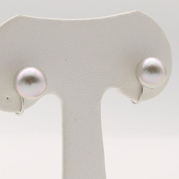 真珠 パール ペアー ルース アコヤ真珠 8.5mm-9mm グレーパール グレー