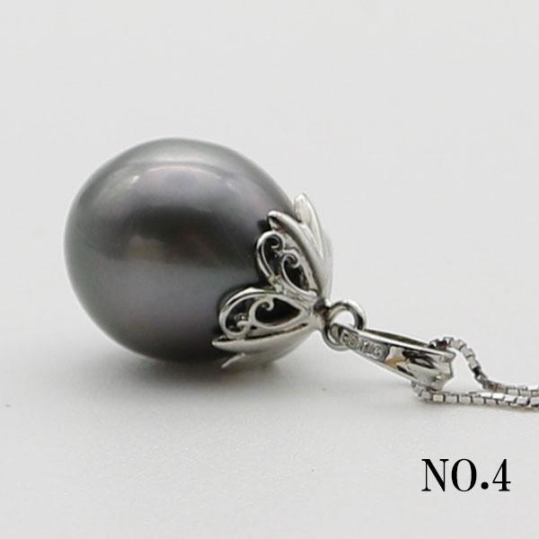 真珠 パール ペンダント 黒蝶真珠 12mm シルバー パールペンダント