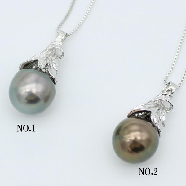 真珠 パール ネックレス 黒蝶真珠 パールネックレス 14mm-15mm