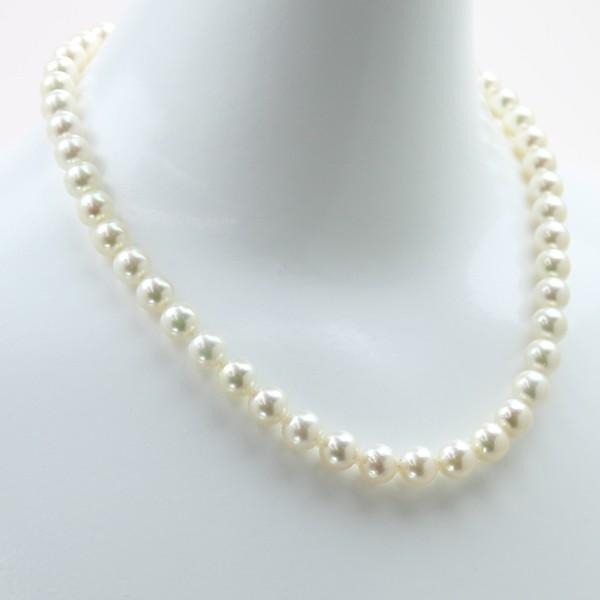 真珠 パール  ネックレス あこや真珠 8.5mm-9mm ホワイトカラー ネックレス 13466｜arielpearl｜06
