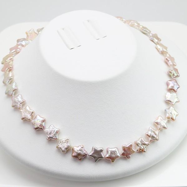 KAORU 10k ロングネックレス　淡水パール　星　太陽 KAORU 10k ロングネックレス 淡水パール 星 太陽 KAORU 10k ロング