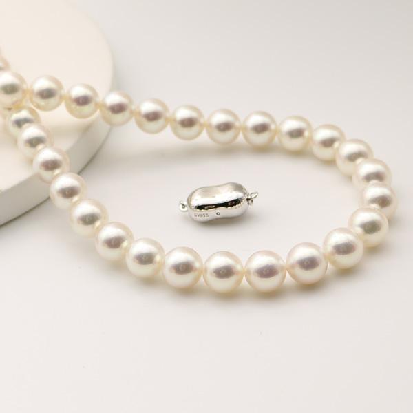 超大珠9.5mm パールネックレス アコヤ真珠 ネックレス あこや真珠 鑑定書付 あこや真珠 ネックレス ｜ 9.0～9.5mm – 大阪心斎橋 宝寿堂