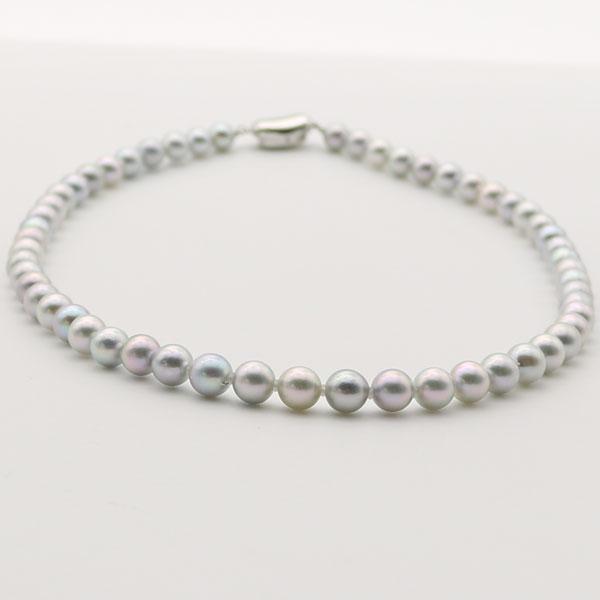 まりも 【鏡面✨あこや真珠】ネックレス 7.0-7.5mm ブルーグレー系 楽天市場】あこや真珠 ロングネックレス 7.0-7.5mm 100cm パール