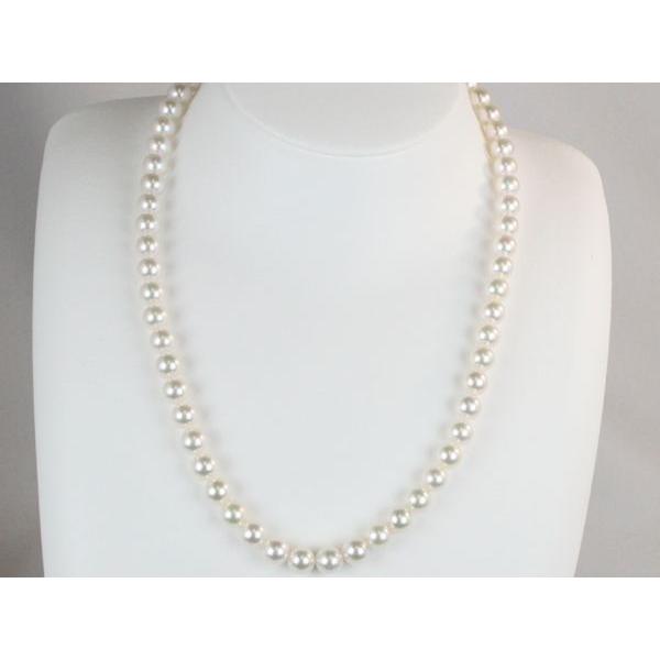 パール 真珠 ネックレス アコヤ真珠 ネックレス あこや真珠 6.5mm-7mm