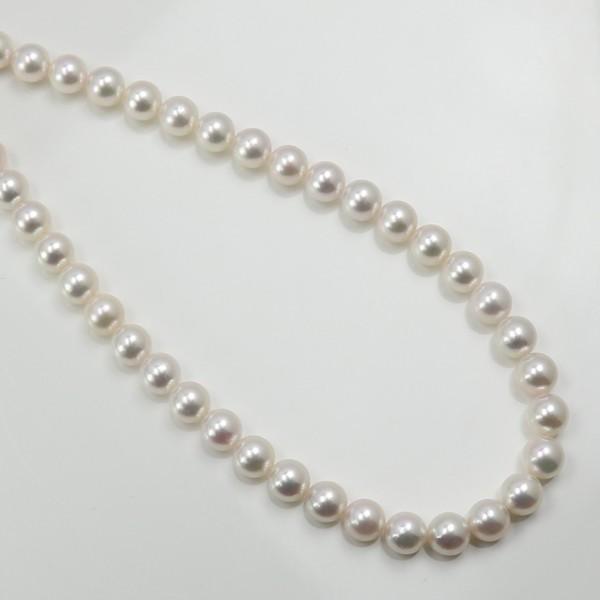 真珠 パール ネックレス あこや真珠 パールネックレス 9.5mm-10mm 大珠