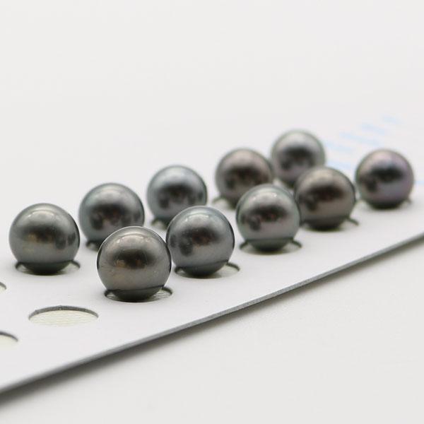 真珠 ピアス イヤリング 黒蝶真珠 パール ペアー 8.5mm-9mm ブラックカラー 黒真珠 スタッド 一粒 フォーマル 冠婚葬祭 葬儀 葬式 法事 14437の画像