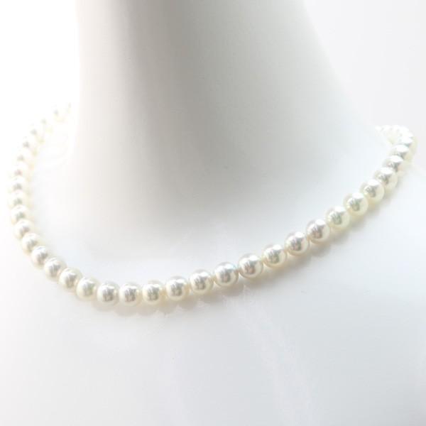 真珠 パール ネックレス あこや真珠 8mm-8.5mm 真多麻鑑別書付