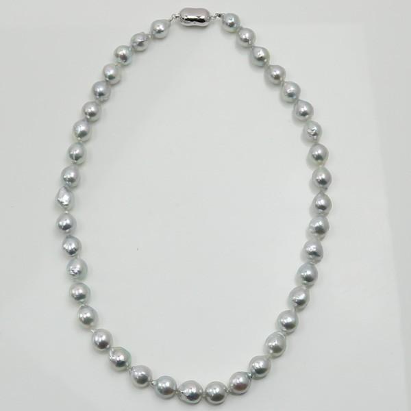 【大珠】本真珠　パール　アコヤ　ネックレス　約9.0-9.5mm 真珠 パール ネックレス あこや真珠 アコヤ本真珠 大珠 9mm-9.5mm