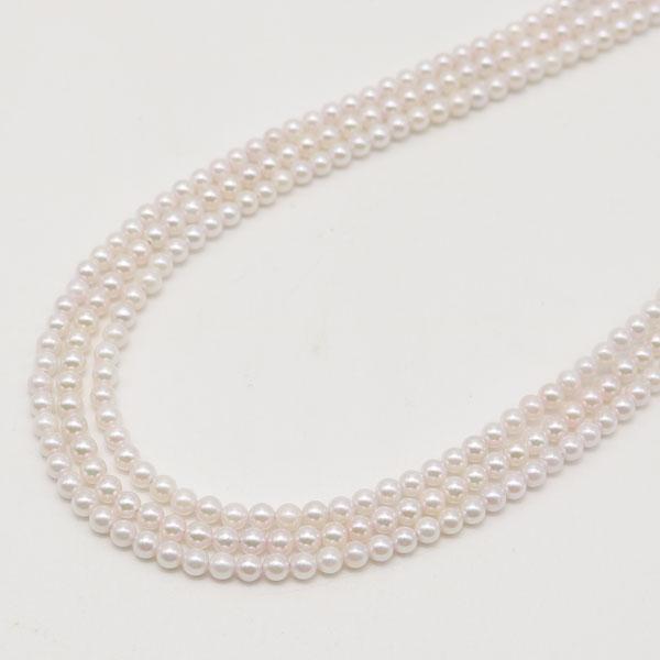 真珠 パール ネックレス あこや真珠 パールネックレス 3mm-3.5mm