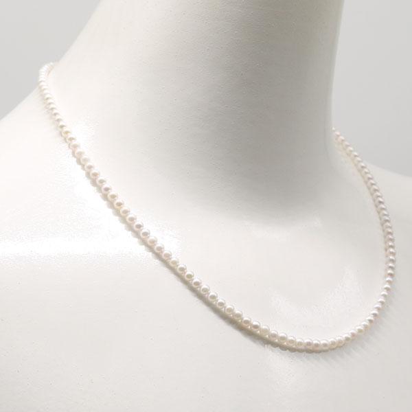 真珠 パール ネックレス あこや真珠 パールネックレス 3mm-3.5mm