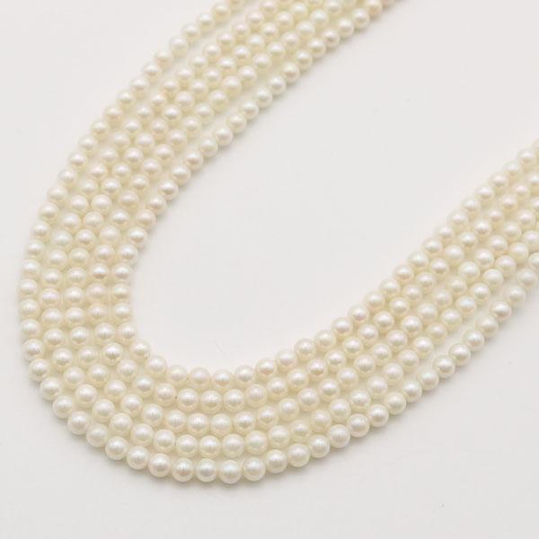 真珠 パール ネックレス あこや真珠 パールネックレス 4mm-4.5mm