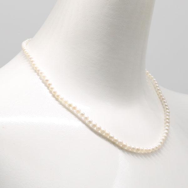 真珠 パール ネックレス あこや真珠 パールネックレス 4mm-4.5mm