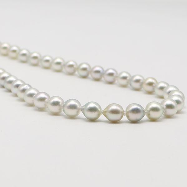 真珠 パール ネックレス あこや真珠 パールネックレス 7.5mm-8mm