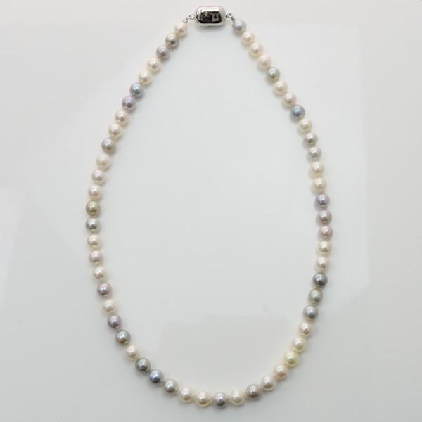 真珠 パール ネックレス あこや真珠 パールネックレス 6.5mm-7mm