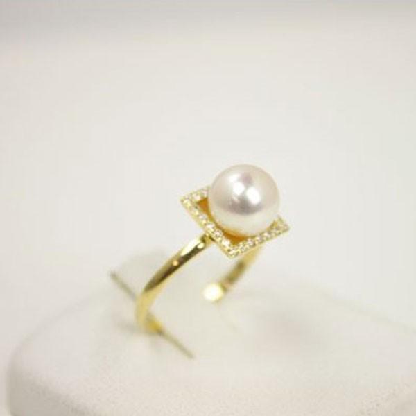 通販でクリスマス 真珠 指輪 パール リング あこや真珠 アコヤ本真珠