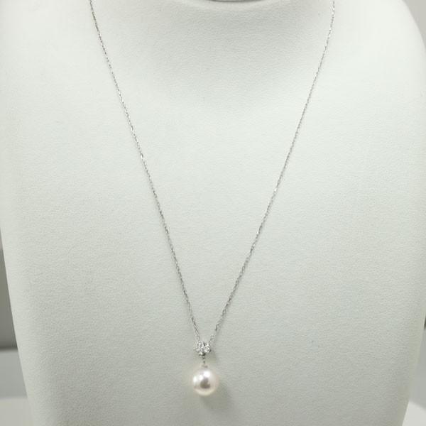 真珠 パール ネックレス あこや真珠 パールネックレス 8.5mm-9mm 