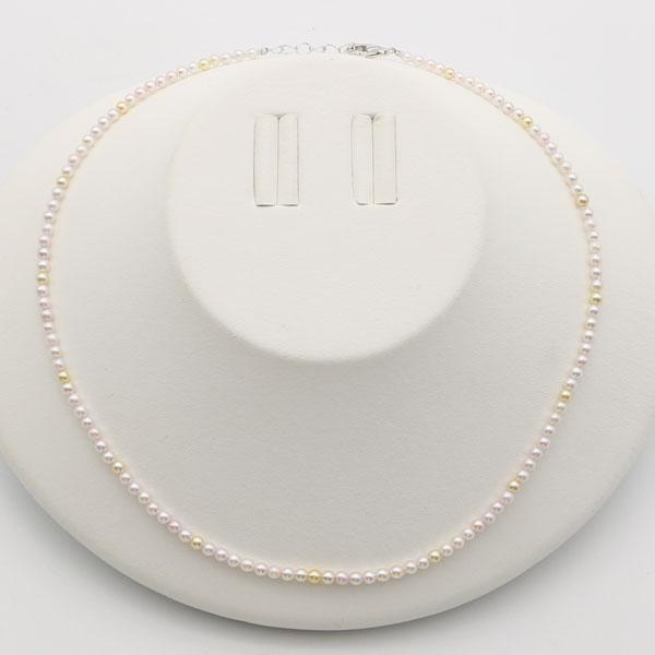 真珠 パール ネックレス あこや真珠 パールネックレス 3mm-3.5mm