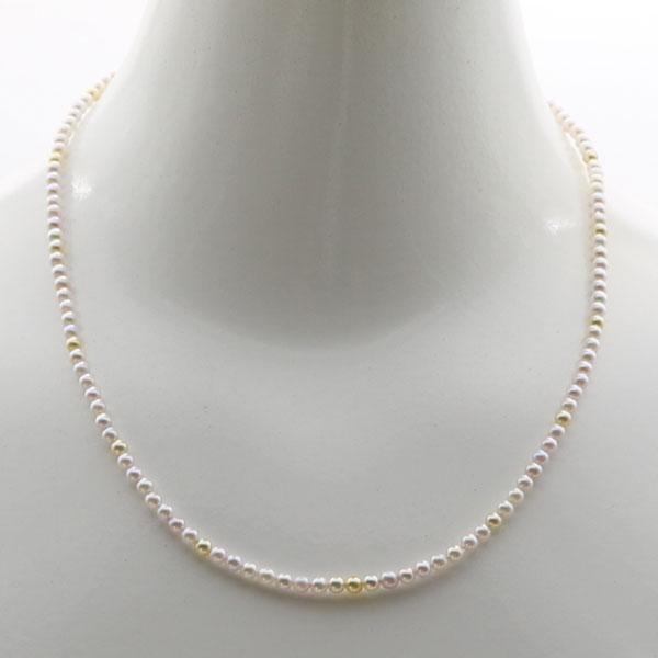 真珠 パール ネックレス あこや真珠 パールネックレス 3mm-3.5mm