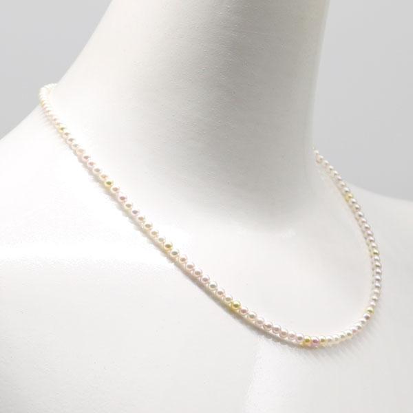 真珠 パール ネックレス あこや真珠 パールネックレス 3mm-3.5mm
