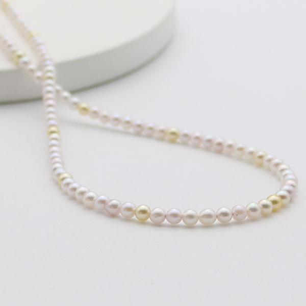 真珠 パール ネックレス あこや真珠 パールネックレス 3mm-3.5mm