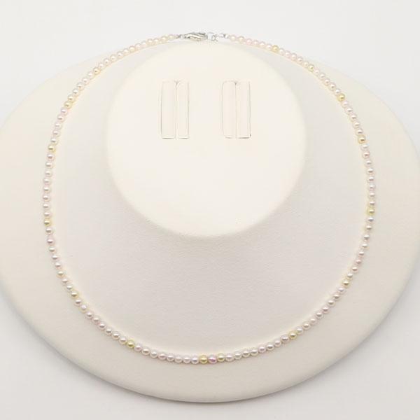 真珠 パール ネックレス あこや真珠 パールネックレス 3mm-3.5mm