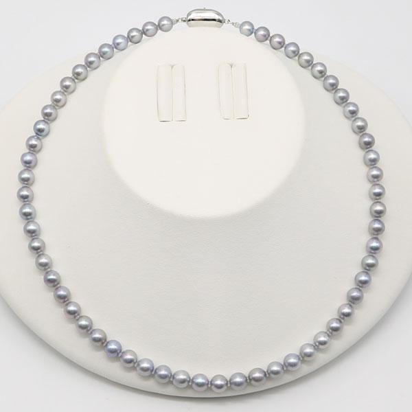 真珠 パール ネックレス あこや真珠 パールネックレス 6.5mm-7mm