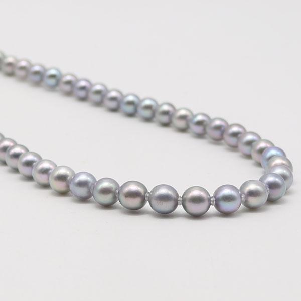 真珠 パール ネックレス あこや真珠 パールネックレス 6.5mm-7mm 