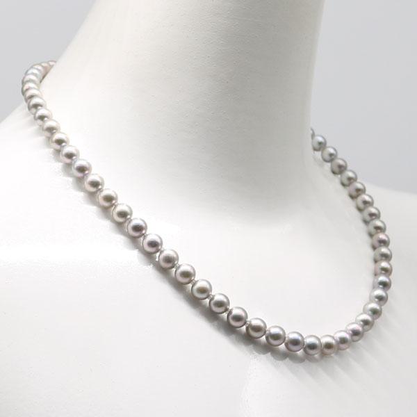 真珠 パール ネックレス あこや真珠 パールネックレス 6.5mm-7mm 