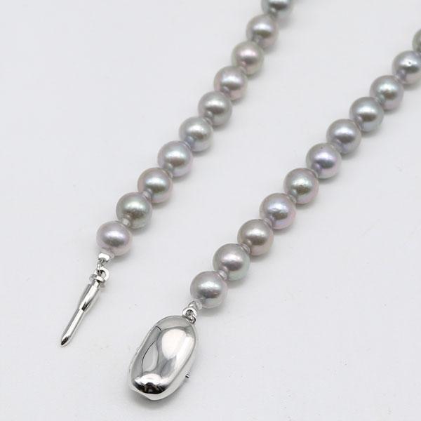 真珠 パール ネックレス あこや真珠 パールネックレス 6.5mm-7mm 