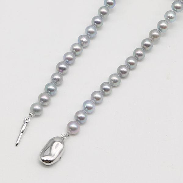 真珠 パール ネックレス あこや真珠 パールネックレス 6.5mm-7mm