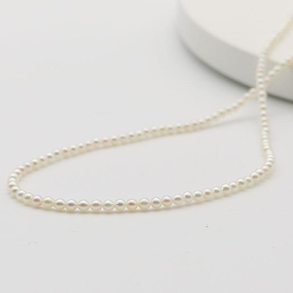 真珠 パール ネックレス あこや真珠 パールネックレス 2mm-2.5mm 真珠 パール ネックレス あこや真珠 パールネックレス 2mm-2.5mm