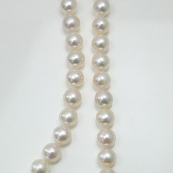 真珠 パール ネックレス あこや真珠 パールネックレス 10.5mm-11mm
