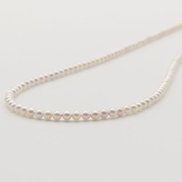 真珠 パール ネックレス あこや真珠 パールネックレス 3mm-3.5mm
