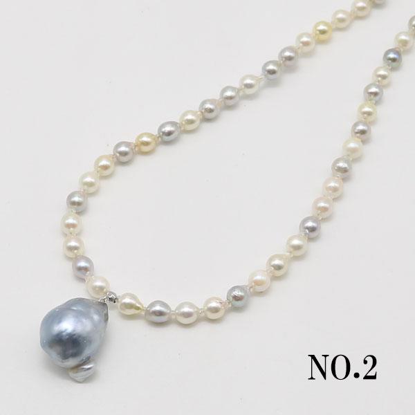 真珠 ネックレス パール アコヤ真珠5mm-5.5mmネックレス バロック