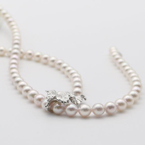 真珠 パール ロング ネックレス あこや真珠 ロング パール ネックレス 7mm 7 5mm 60cm ホワイトピンクカラー シルバー マグピタ デザイン 5402 5402 真珠パール専門店 アリエルパール 通販 Yahoo ショッピング