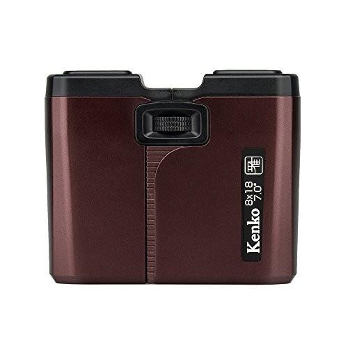 Kenko 双眼鏡 雅 8×18 フラットタイプ 8倍 口径18mm 紅殻色 065785 Kenko 双眼鏡 8×18 フラットタイプ 8倍 口径18mm 紅殻色
