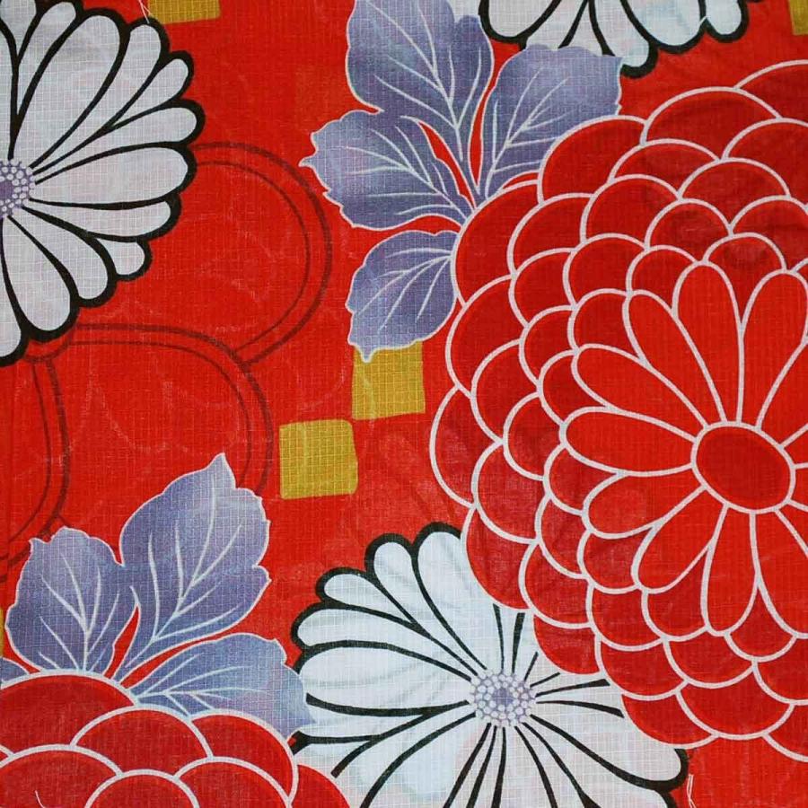 国内配送 浴衣 ３tｌサイズ 変わり生地 レディース ゆかた 大きいサイズ 朱色 花柄 新品本物 Lewisfamilyinsurance Com