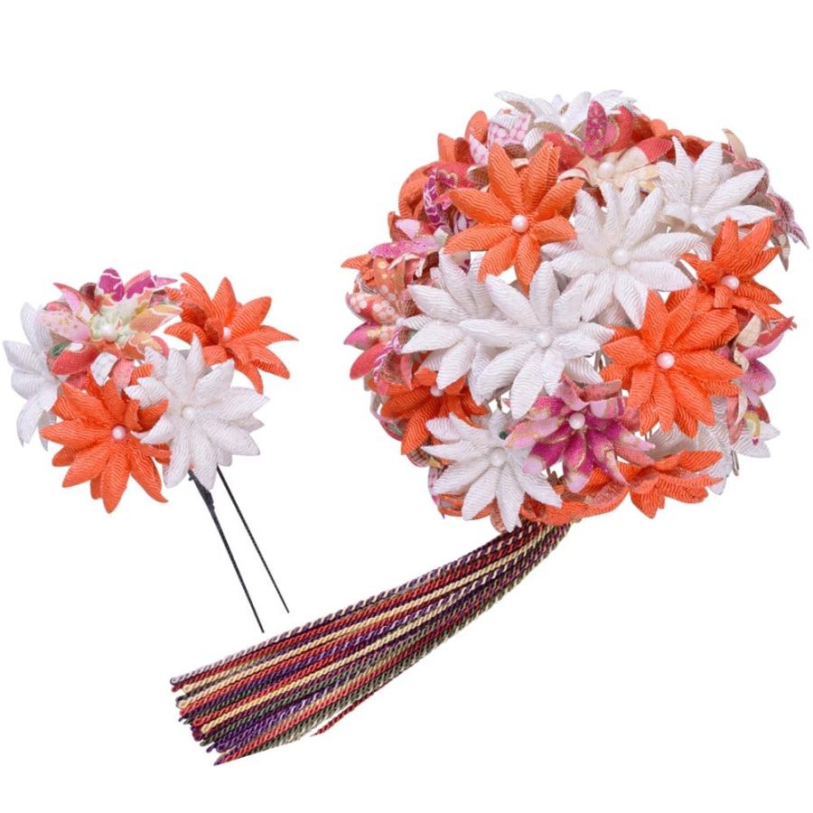 日本製 花髪飾り セット かんざし 2点セット オレンジ 成人式 七五三 浴衣 卒業式 結婚式 簪 髪かざり ゆかた 浴衣 通販 エアリーズ 通販 Yahoo ショッピング 保存版 Oldsite Thewalnutfoundation Com
