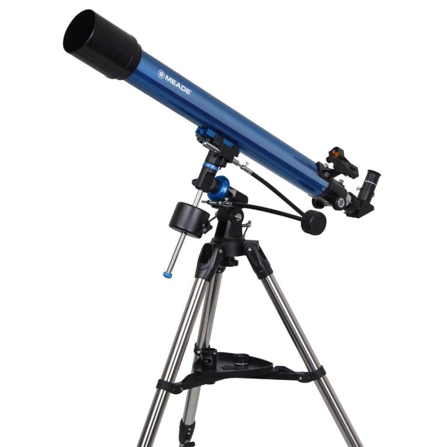 MEADE 天体望遠鏡 EQM-70 屈折式 アクロマート 口径70mm 焦点距離900mm ブルー 997071 MEADE 天体望遠鏡 EQM 屈折式 アクロマート 口径70mm 焦点距離900mm ブルー